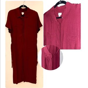 Shirt midi dress from target